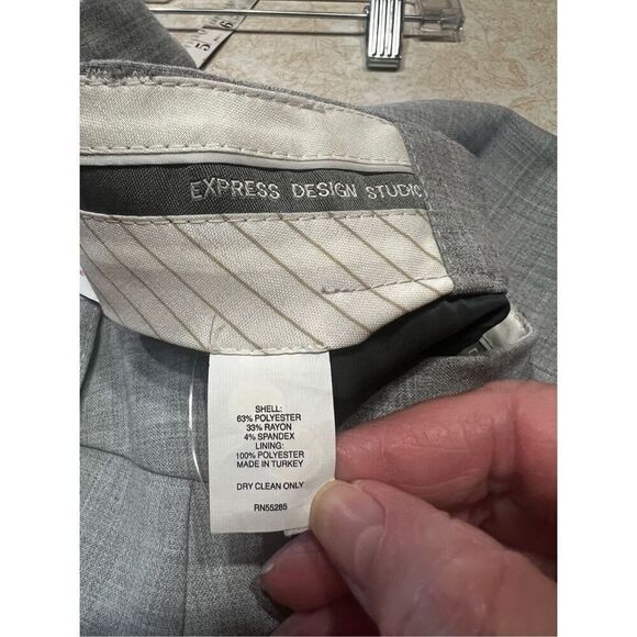 Express Gray A Line Gray Skirt Sz 6 NWT - Picture 7 of 8